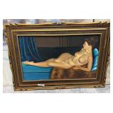 440 - FRANCO ARTWORK FRAMED 34X48"