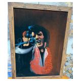440 - ELVIS ART FRAMED 39X29"