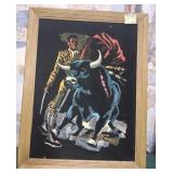 440 - MATADOR ART FRAMED 27X21" (C166)