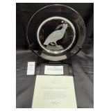 442 - STEUBEN GLASS COLLECTIBLE PLATE (F18)