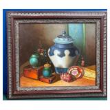 11 - STILL LIFE ART FRAMED 27X31"