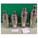 440 - LOT OF FOUR COCKTAIL SHAKERS (A20)
