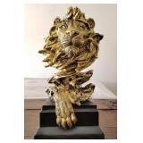 J - KING OF ROYAL LION STATUE 12"T (C16)