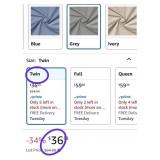 NEW LUXURY SATIN TWIN BED SHEET SET