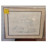 F - STUART MOSKOWITZ ART FRAMED 22X28" (L43)