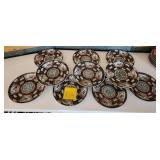 F - LOT OF TEN ASIAN PORCELAIN PLATES (L19)