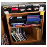 F - BOOKCASE, BOOKS, CD