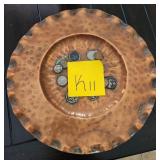 F - DECORATIVE COPPER PLATE 12"DIA (K11)
