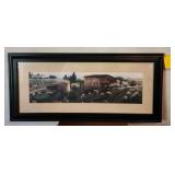 F - FRAMED ART 15X34" (L33)