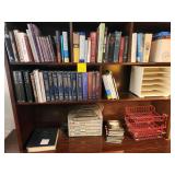 F - MIXED LOT OF BOOKS, COIL FOLDERS, MORE (O9)