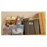 F - BINS & BOXES OF HOLIDAY DECORATIONS (G59)