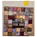 F - GEOMETRIC WALL DECOR 20"SQ (L40)