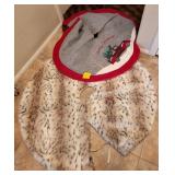 F - TWO CHRISTMAS TREE SKIRTS (R58)