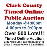 WELCOME TO OUR MON. @4pm ONLINE PUBLIC AUCTION