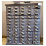 M - SIXTY-DRAWER APOTHECARY CABINET (C16)