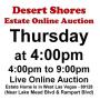 Thur.@4pm - Desert Shores Estate Online Auction 2/19