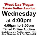 WELCOME TO OUR WED. @4pm ONLINE PUBLIC AUCTION