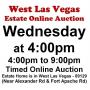 Wed.@4pm - West Las Vegas Estate Online Auction 2/18