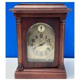 N - VINTAGE SILENT CHIME MANTEL CLOCK (B223)