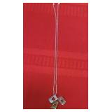 PP -STERLING SILVER MOTHER DAUGHTER FRIEND PENDANT