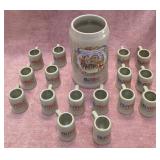 N - OKTOBERFEST CROCK & STEINS (B176)