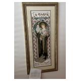 15 - MUCHA PRINT OF LA TOSCA OPERA POSTER FRAMED
