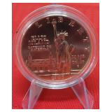 PP - 1986 ELLIS ISLAND SILVER DOLLAR PROOF (P20)