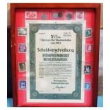 444 - VINTAGE COLLECTIBLE GERMAN BOND & STAMPS