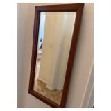 15 - WALL MIRROR FRAMED 45X22'