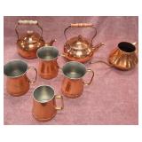 N - LOT OF COPPER COLLECTIBLES (B83)