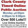 Mon.@4pm - Clark County Timed Online Public Auction 3/2