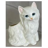 B - VTG CAT NAPCOWARE VASE ORIG TAG (A78)