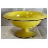 B - 1920'S ART DECO YELLOW/BLACK LANCASTER BOWL