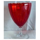 B - RUBY RED ART GLASS (A33)