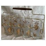 B - 7 GLASS SET W/ STAND (F80)