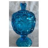 B - START MOONS BLUE COVERED DISH 8'T (F77)