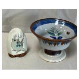 B - KENNETH EDWARDS 2 PCS, SALT SHAKER CANDY DISH