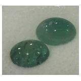 2.28CT CABOCHON EMERALD GEMSTONES
