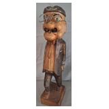 B - HAND CARVED WOOD SEAMAN 16'T (C59)