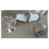 B - HEART FRAME, TRINKET BOX & CAKE TOPPER (A181)