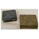 B - 2 ASIAN CIGARETTE BOXES (C70)