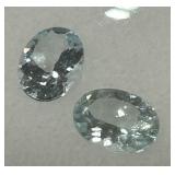 2.11CT AQUAMARINE GEMSTONES