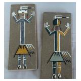 B - NATIVE AMERICAN NAVAJO SAND PAINTINGS (A23)