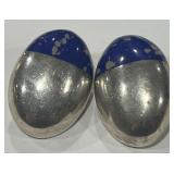 STERLING SILVER EARRINGS 21.4 GRS