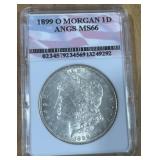 1899-O MORGAN SILVER DOLLAR MS66