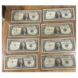 8  1957 1 DOLLAR CURRENCY