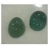 2.65CT CABOCHON EMRALD GEMSTONES