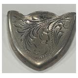 STERLING SILVER BELT TIP 12.8 GRS