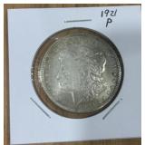 1921-P MORGAN SILVER DOLLAR