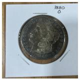 1880-O MORGAN SILVER DOLLAR